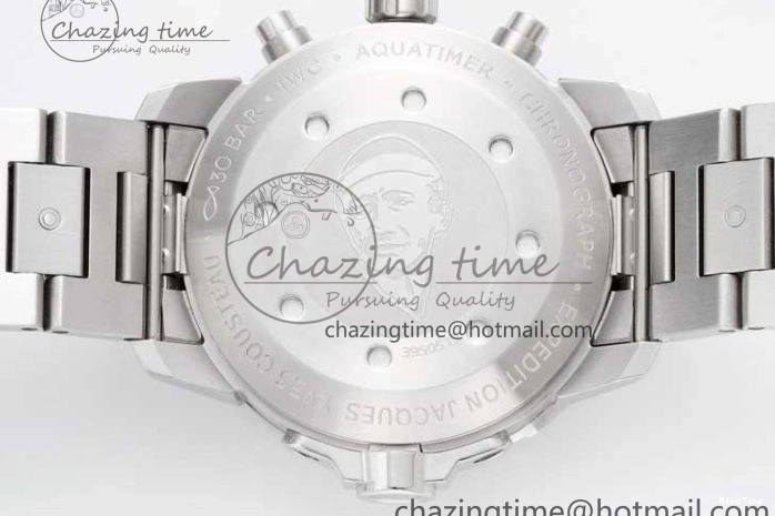 MIROTIME 0302 Aquatimer Chrono SS V6SF 1:1 Best Edition Blue Dial on SS Bracelet A Modern 7032